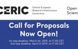 Announcement: CERIC call for proposals now open!